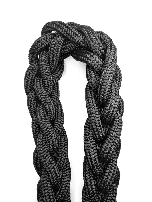 Elderberry Chain Black Heavy Rope Flow Rope Made in Canada