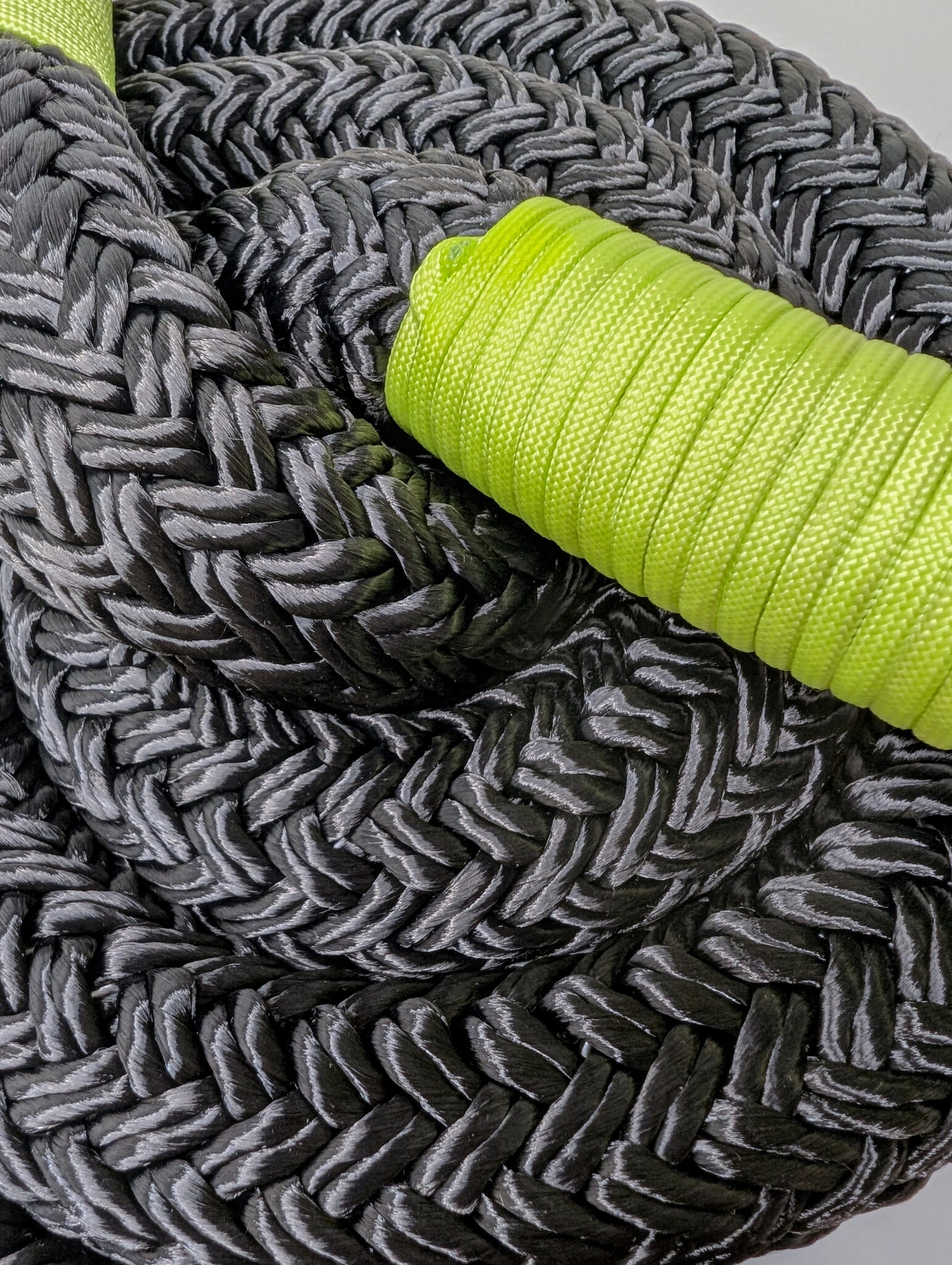 Closeup View of Heavy Rope Flow Rope Made in Canada