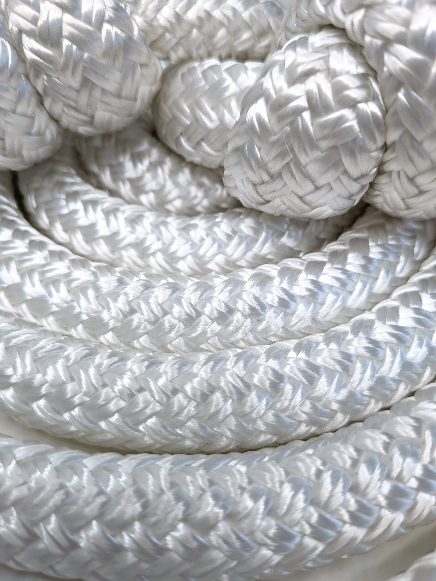 Elderberry Ripple White Rope Flow Rope Made in Canada