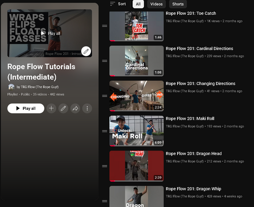 Intermediate Rope Flow Patterns