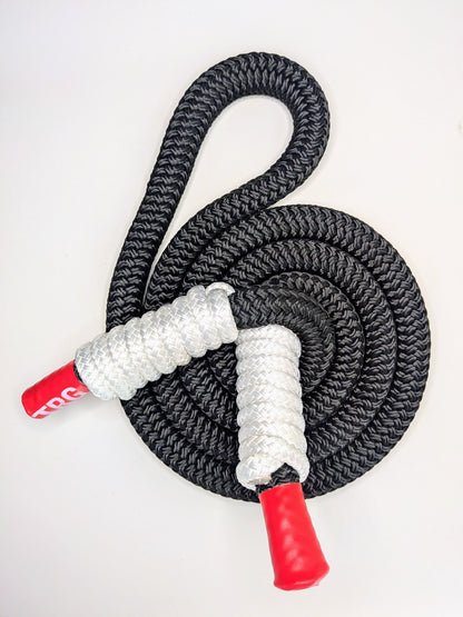 Pulse Black Heavy Rope Flow Rope with Slim Handles Made in Canada