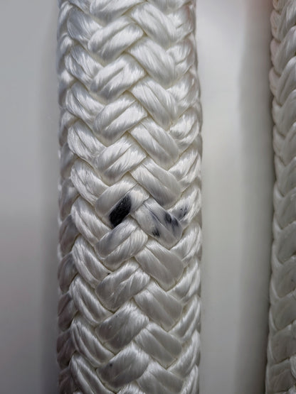 Titan White Heavy Flow Rope with marker stain