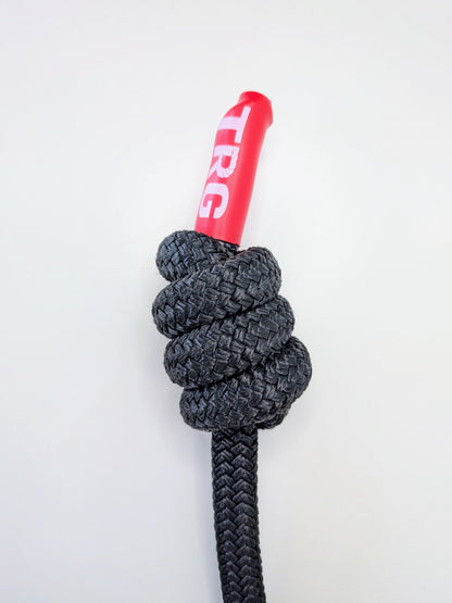 Velvet Black Rope Flow Rope with 3 knot handles Made in Canada
