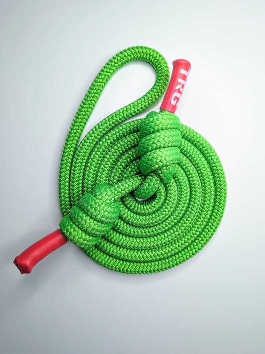 Velvet Florescent Green Rope Flow Rope Made in Canada