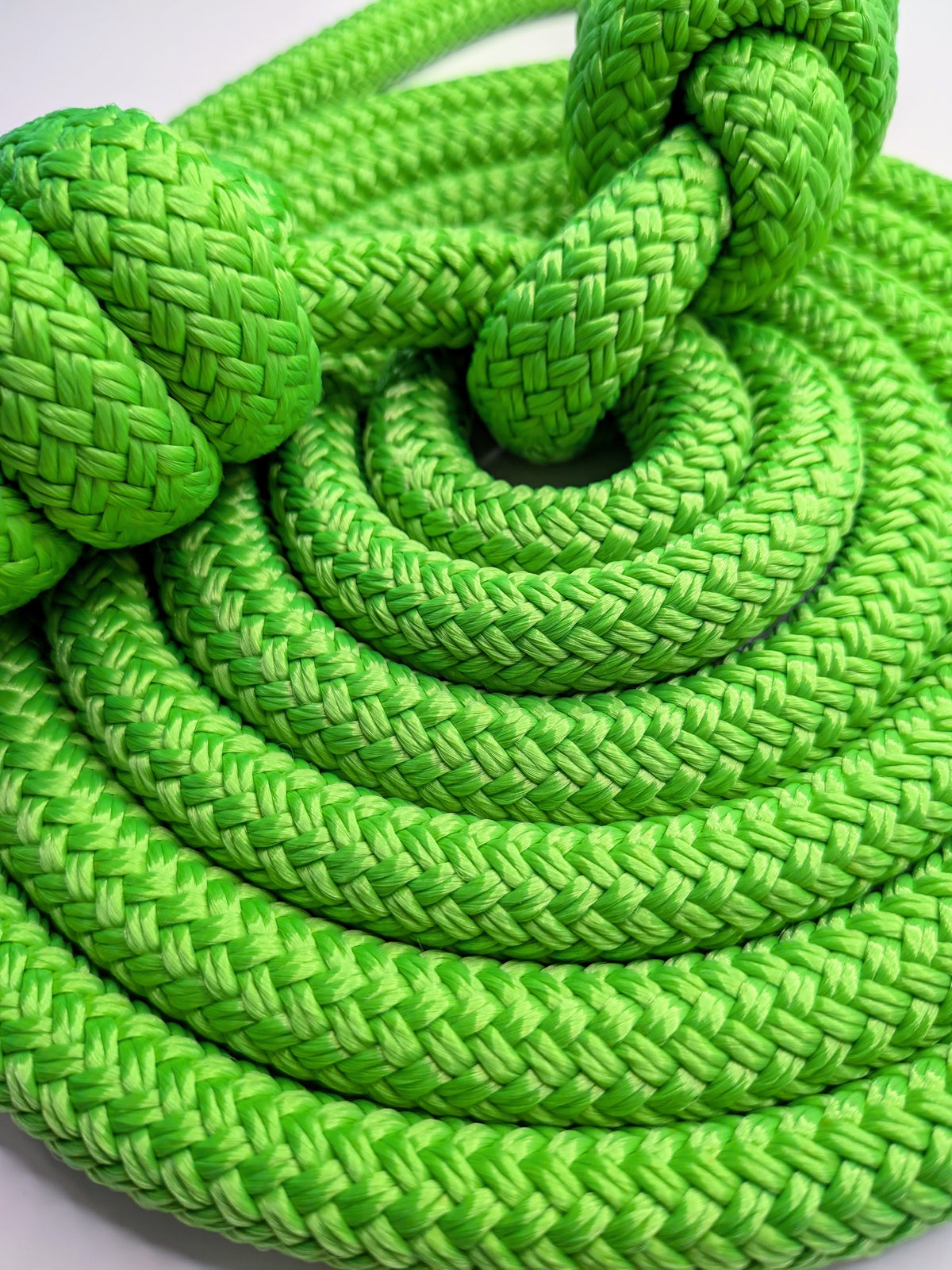 Velvet Florescent Green Rope Flow Rope Made in Canada
