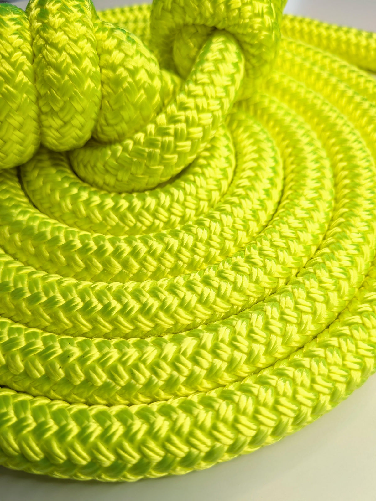 Velvet Florescent Yellow Rope Flow Rope Made in Canada