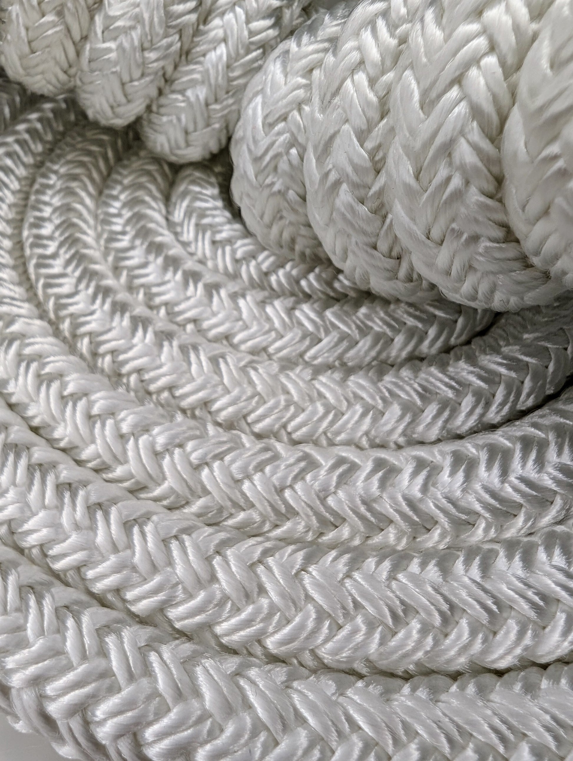 Velvet White Rope Flow Rope Made in Canada