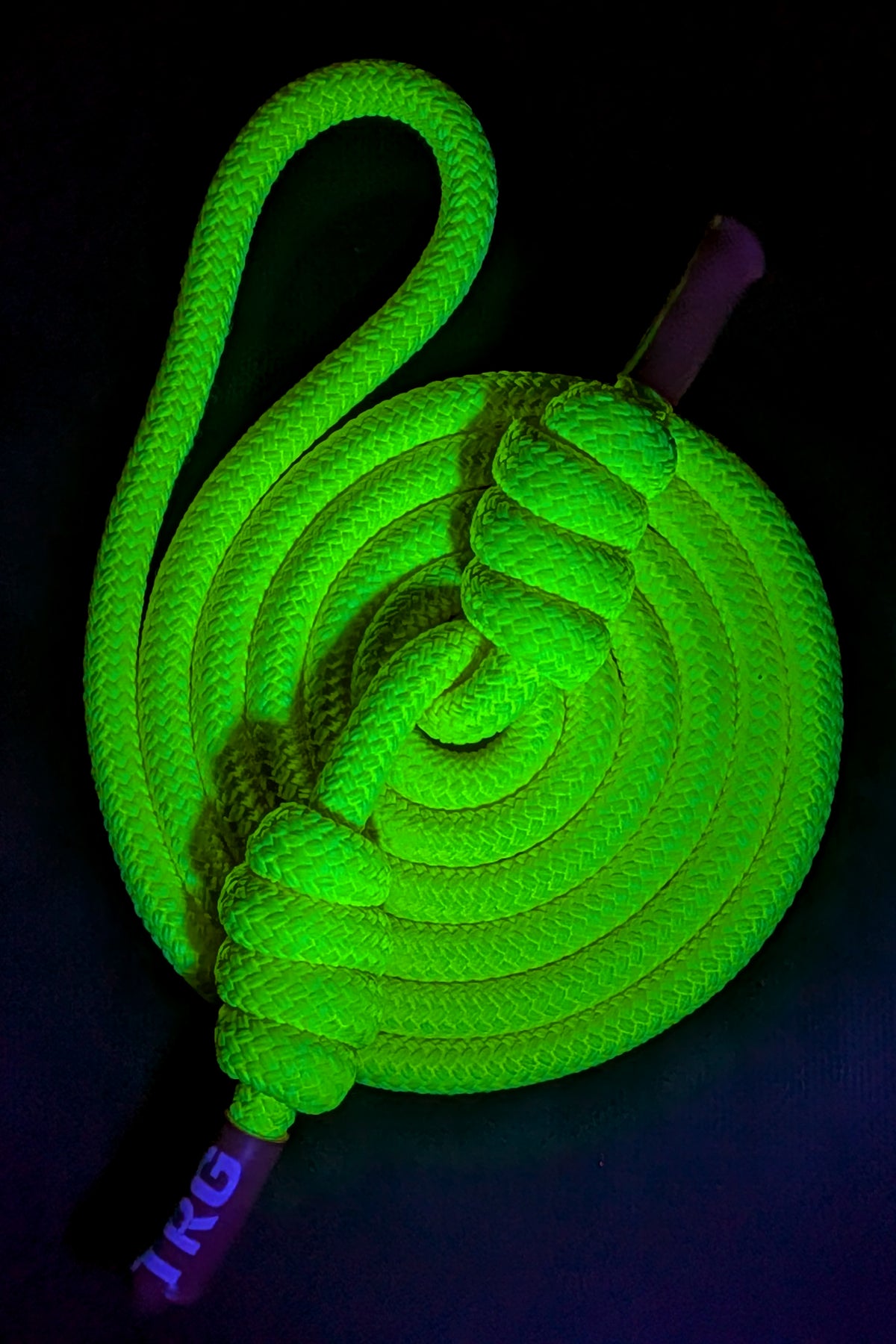 Yellow Fluorescent Rope Flow Rope