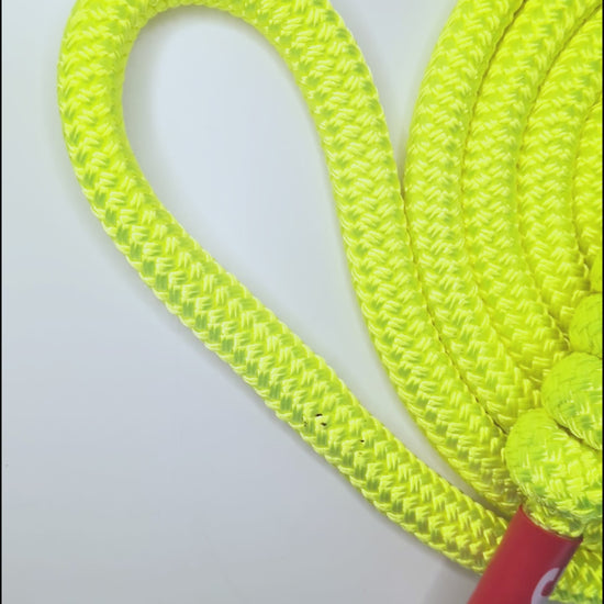Video of the Velvet Yellow Rope Flow Rope Made in Canada