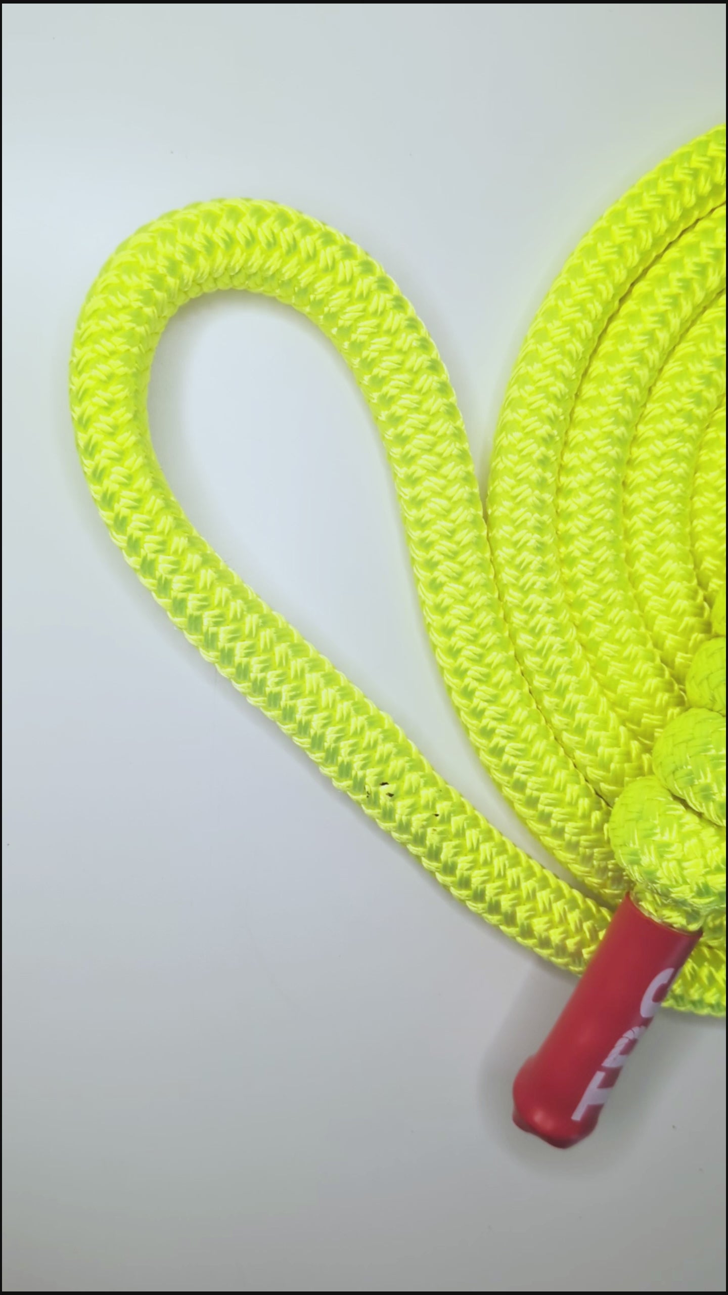 Video of the Velvet Yellow Rope Flow Rope Made in Canada