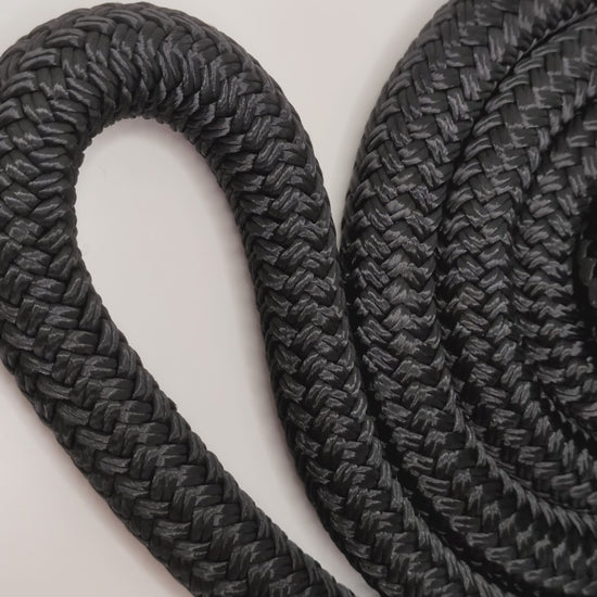 Video of the Elderberry Pulse Black Heavy Rope Flow Rope Made in Canada