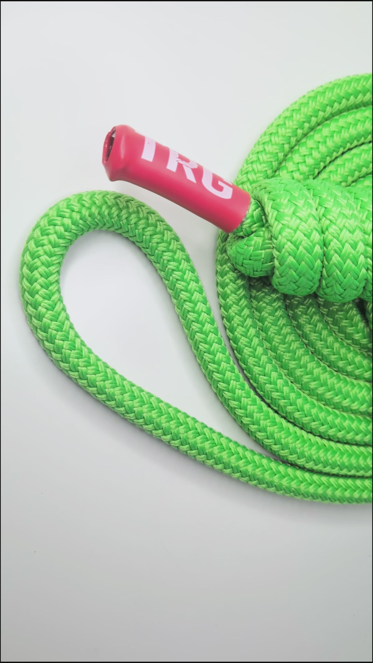 Video of the Velvet Green Rope Flow Rope Made in Canada