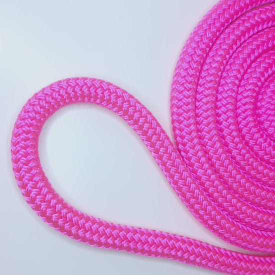Video of the Velvet Pink Rope Flow Rope Made in Canada