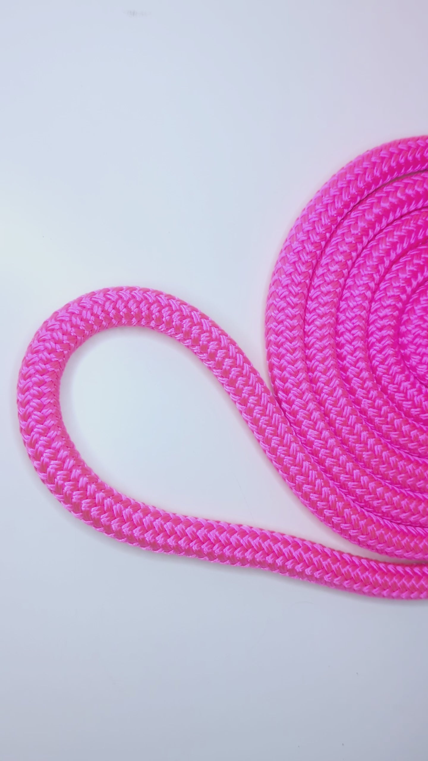 Video of the Velvet Pink Rope Flow Rope Made in Canada