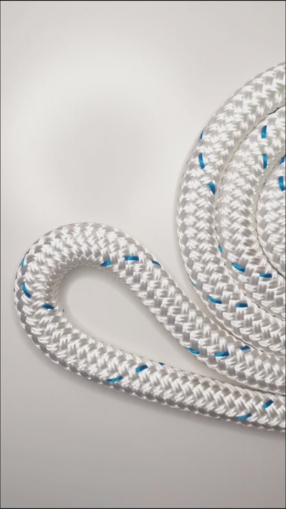 Video of the Pulse White Heavy Rope Flow Rope with Slim Handles Made in Canada