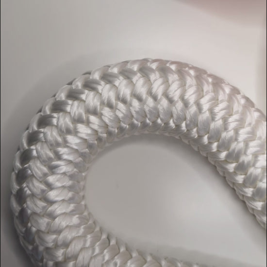 Video of the Elderberry Surge White Heavy Rope Flow Rope Made in Canada
