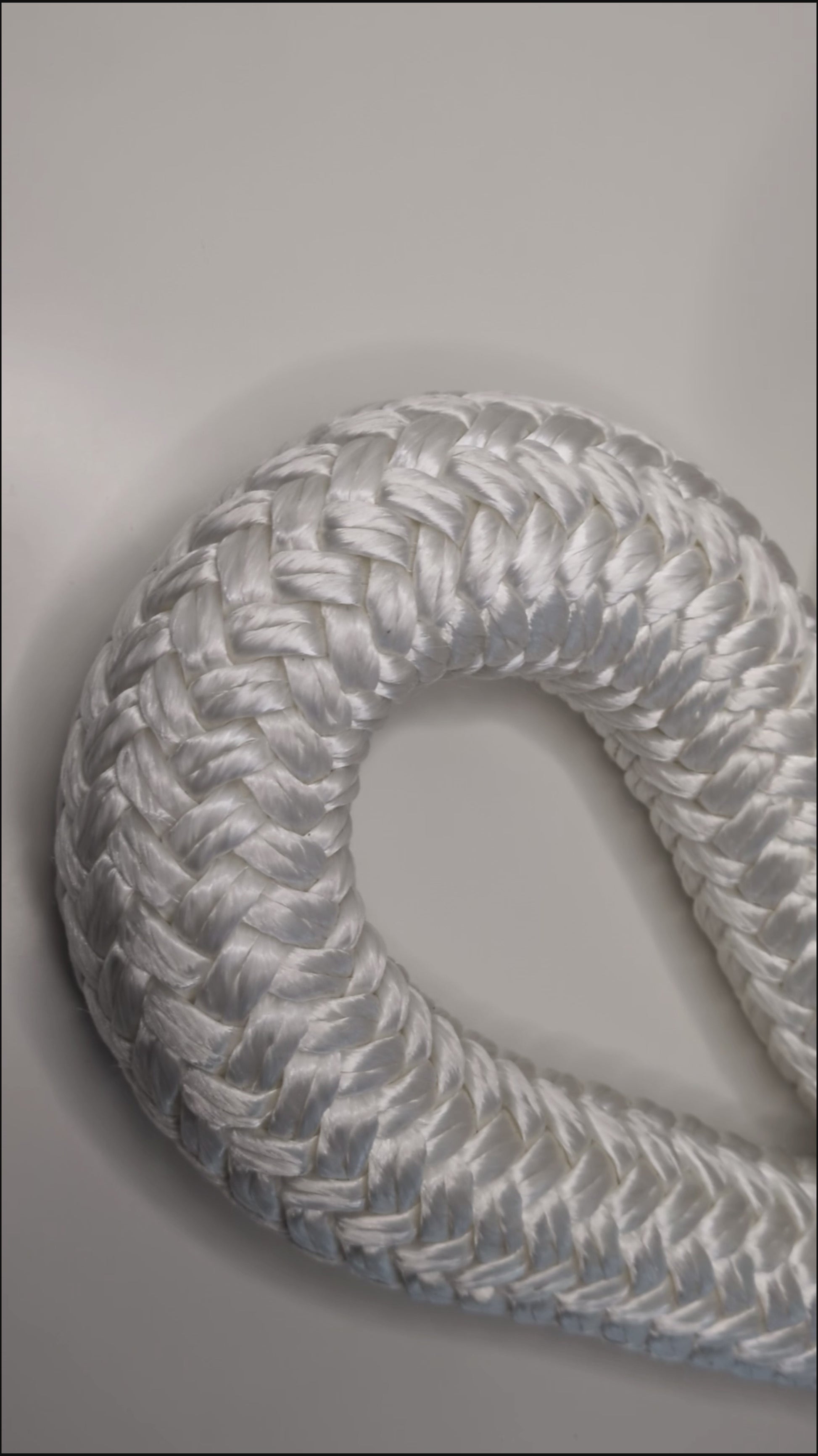 Video of the Elderberry Titan White Heavy Rope Flow Rope w/ Orange Handles Made in Canada