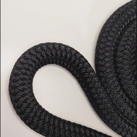 Video of the Pulse Black Heavy Rope Flow Rope with Slim Handles Made in Canada