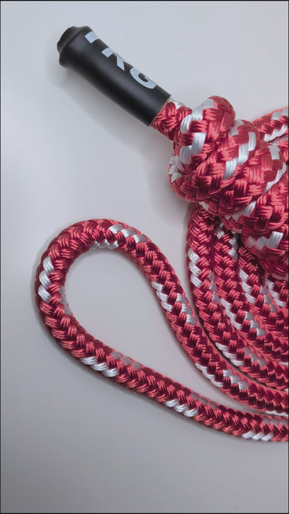 Video of the Mistletoe Berry Red Rope Flow Rope Made in Canada